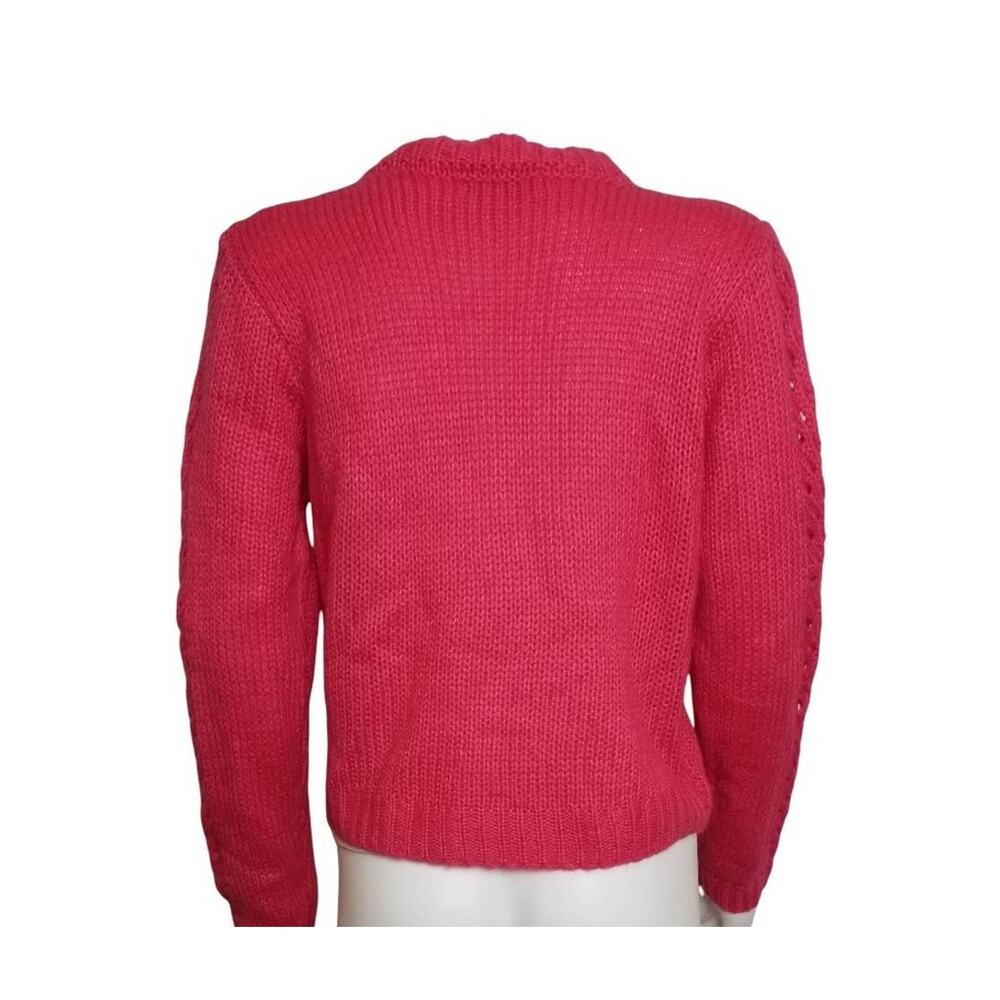 Women's Pink Knit Sweater by Woven Heart NEW - Picture 3 of 8